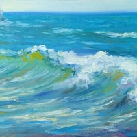 Штормящее Чёрное море. Пленэр ZhNataly