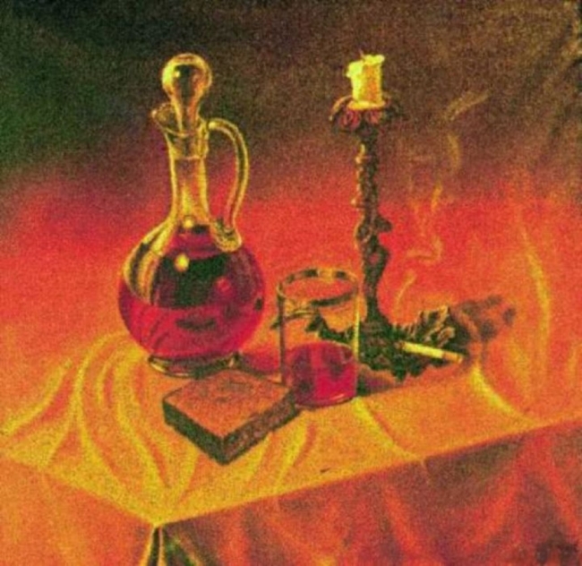 Натюрморт с подсвечником 2 / Still-life with the Candlestick 2