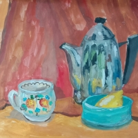 Натюрморт с лимоном