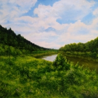 Инской пейзаж / Inya River Landscape
