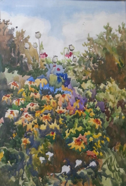 Цветы в саду