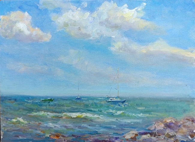 Летний день у моря. Пленэр ZhNataly