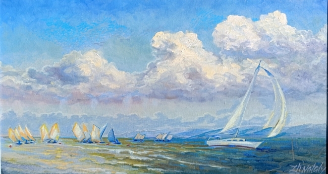 Регата. Серия «яхт-клуб», пленэр ZhNataly