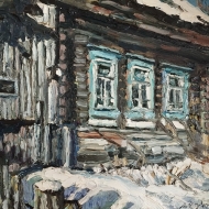 Старый дом зимой