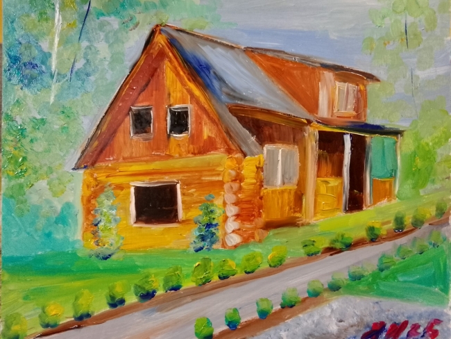 Деревенский пейзаж