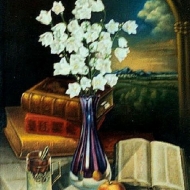 Натюрморт с кампанеллой и книгами / Still Life with Campanella and Books