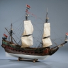 Модель корабля Голландской ост-индской компании Принц Виллем, 1651 года постройки. 