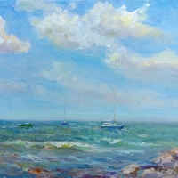 Летний день у моря. Пленэр ZhNataly