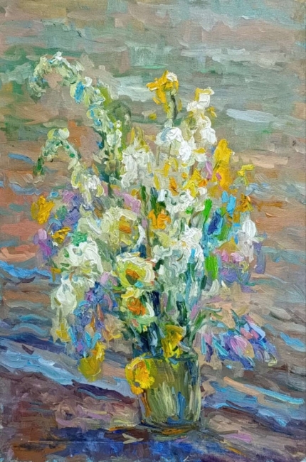 Полевые цветы у воды. Серия «натюрморт под открытым небом». Пленэр ZhNataly