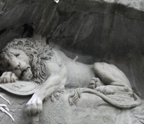Умирающий лев (Das Löwendenkmal)