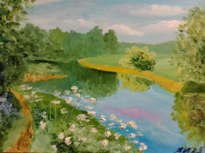 Речной пейзаж