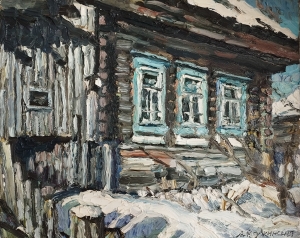 Старый дом зимой